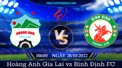 Hoàng Anh Gia Lai vs Bình Định FC