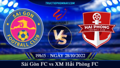 Sài Gòn FC vs XM Hải Phòng FC