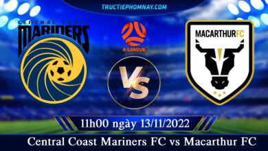 Central Coast Mariners FC vs Macarthur FC