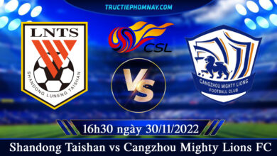Shandong Taishan vs Cangzhou Mighty Lions FC