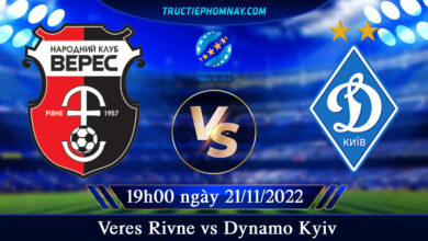 Veres Rivne vs Dynamo Kyiv