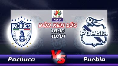 Lịch thi đấu Pachuca vs Puebla 10h10 ngày 10/01