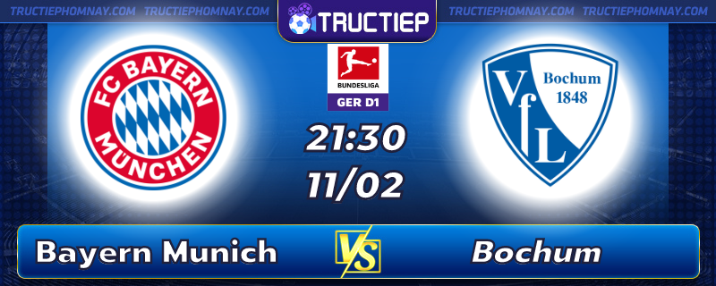 Lịch thi đấu, dự đoán kết quả Bayern Munich vs Bochum 21h30 ngày 05/02