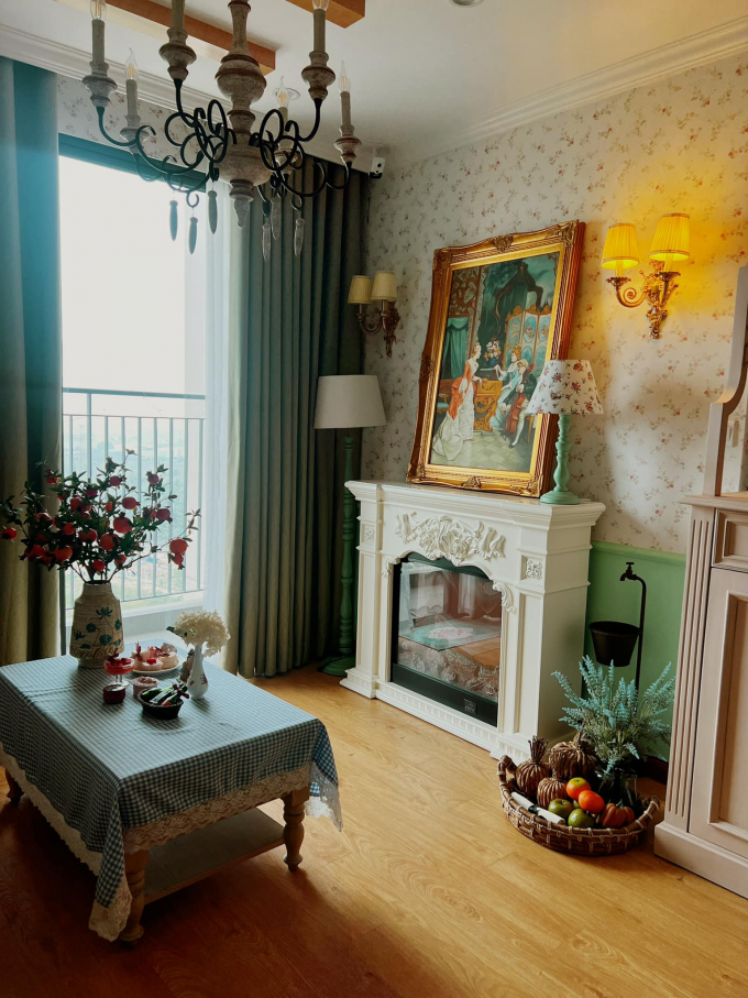 Phong cách vintage cổ điển được nữ ca sĩ lựa chọn để trang trí cho căn hộ