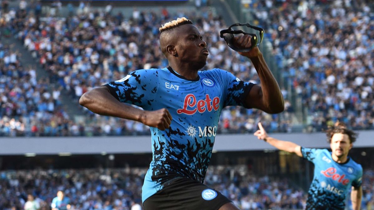 Trước mắt, Osimhen hướng tới mục tiêu 9 trận ghi bàn liên tiếp trong màu áo của SSC Napoli tại Serie A