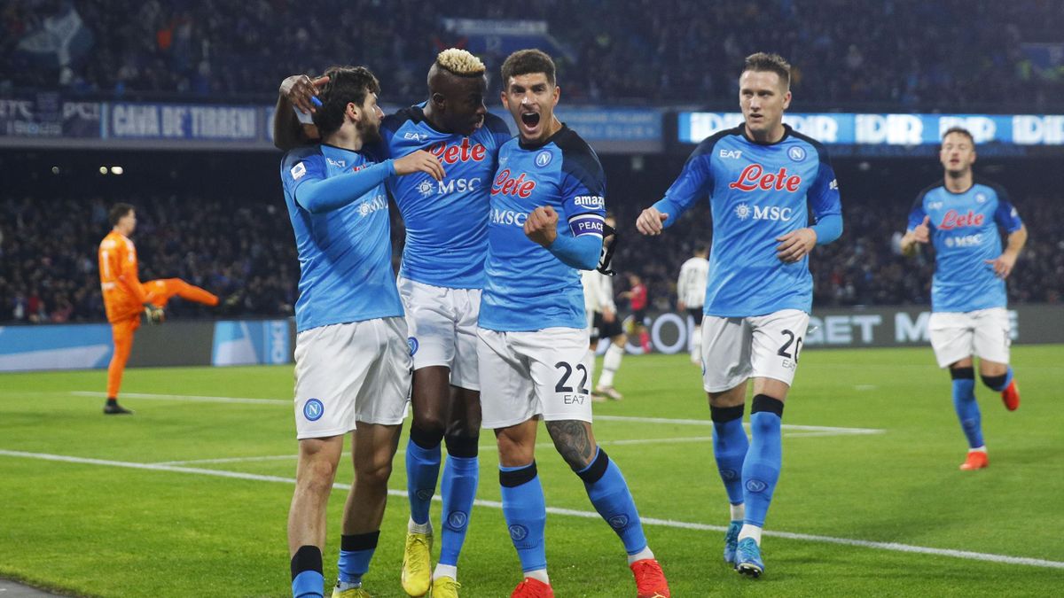 S.S.C Napoli trong trận thắng 5 - 1 trước Juventus