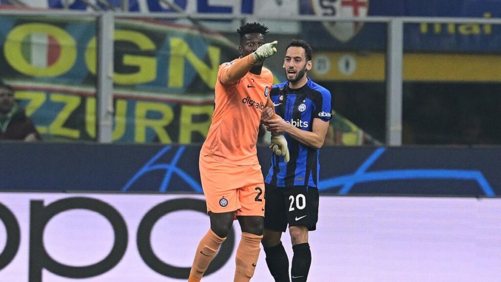 Andre Onana và Dzeko đã có mâu thuẫn trong trận thắng của Inter Milan trước Porto