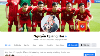 Cầu thủ Việt nhiều follower