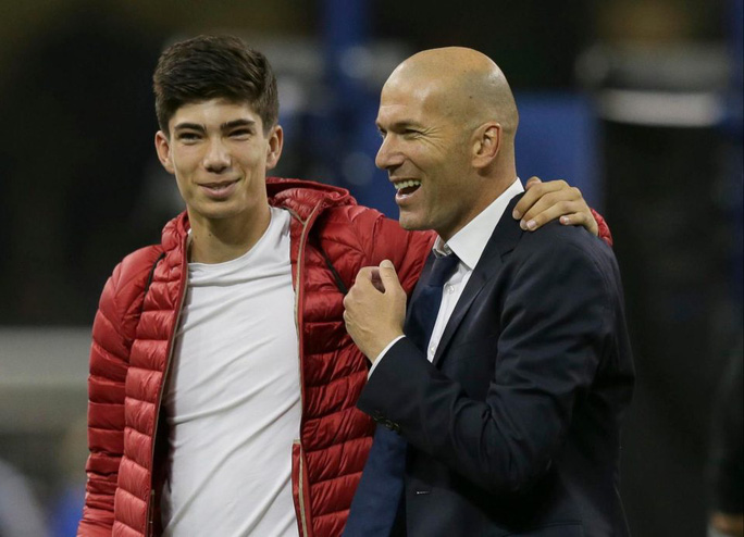 Con trai của Zidane cũng là cầu thủ bóng đá