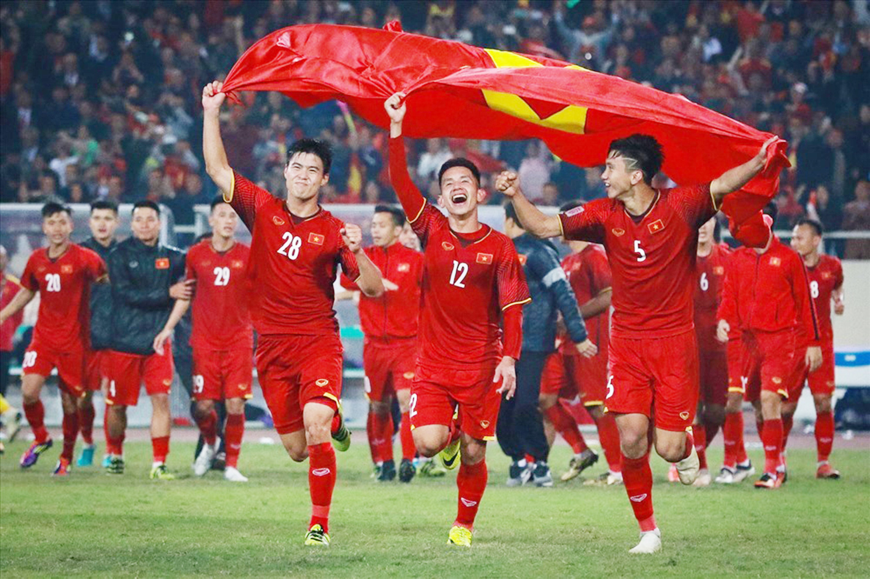 Hình ảnh đẹp của bóng đá Việt Nam
