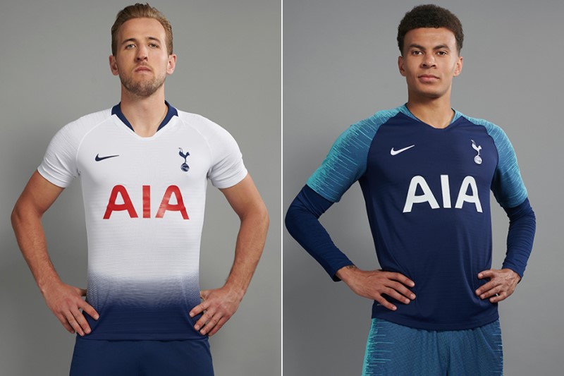 Mẫu áo thi đấu của Tottenham mùa giải 2018 - 2019