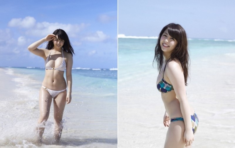 Bạn gái Minamino được mệnh danh là "thiên thần bãi biển"