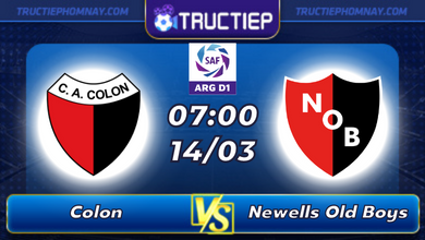 Lịch thi đấu Colon vs Newells Old Boys lúc 07h00 ngày 14/03