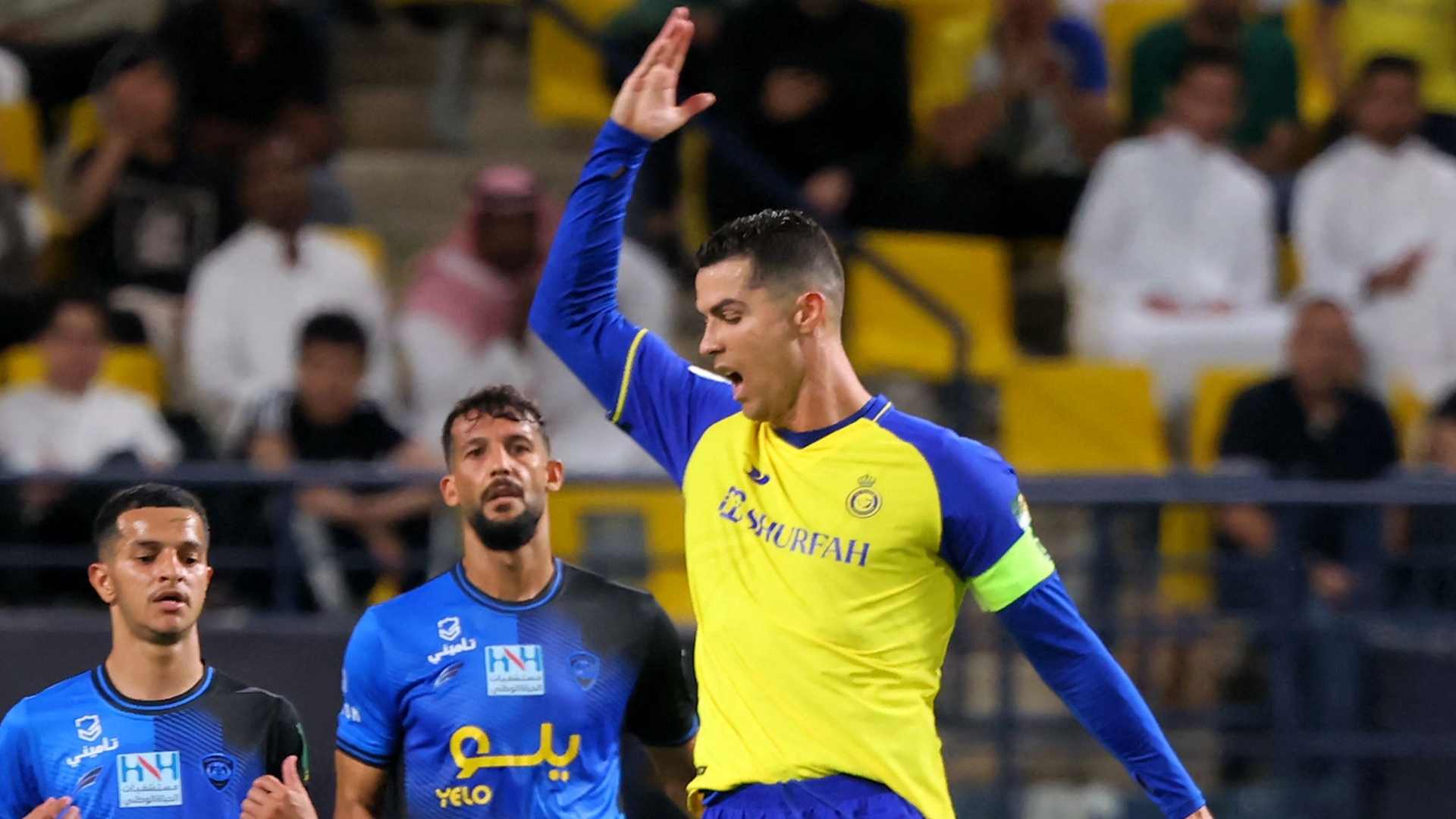 Cristiano Ronaldo đã chơi năng nổ dù không ghi bàn trong trận Al Nassr vs Abha