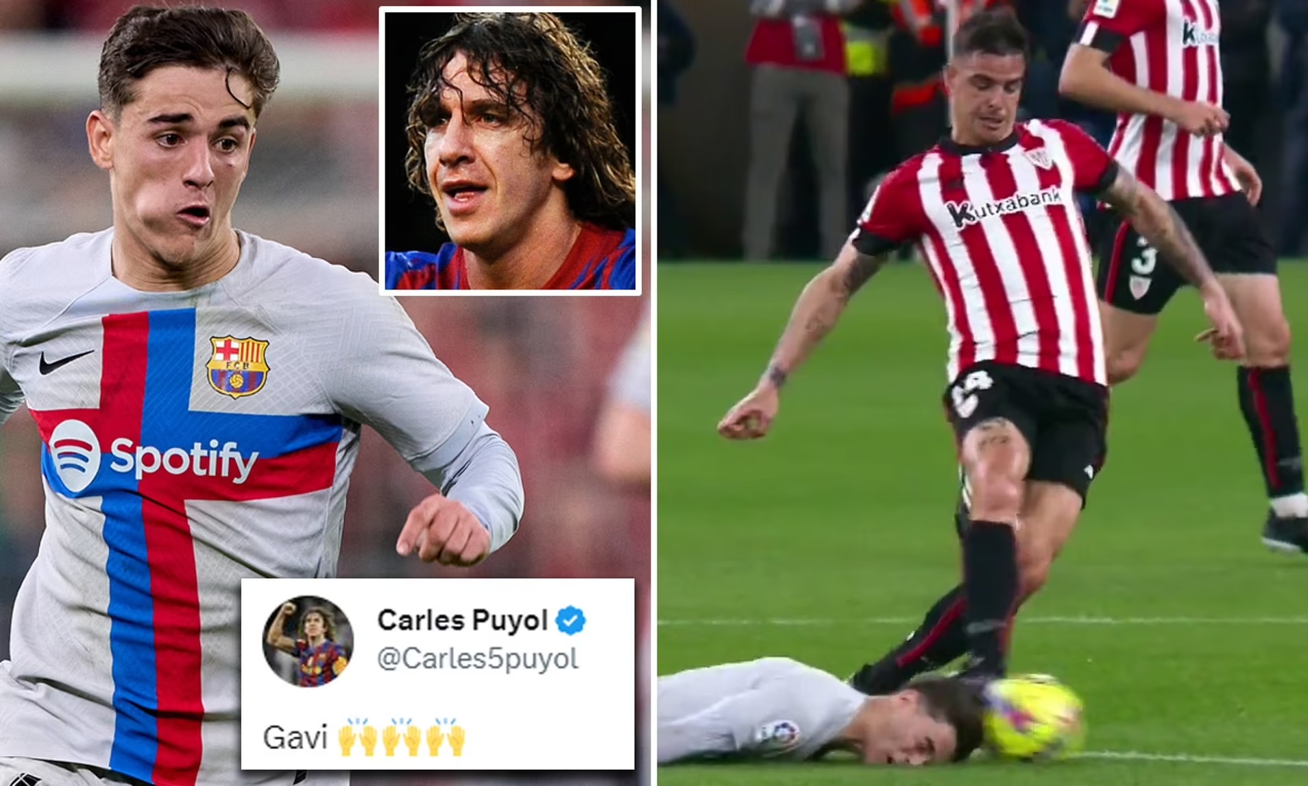 Carles Puyol đã ca ngợi hành động trên sân cỏ của tiền vệ trẻ