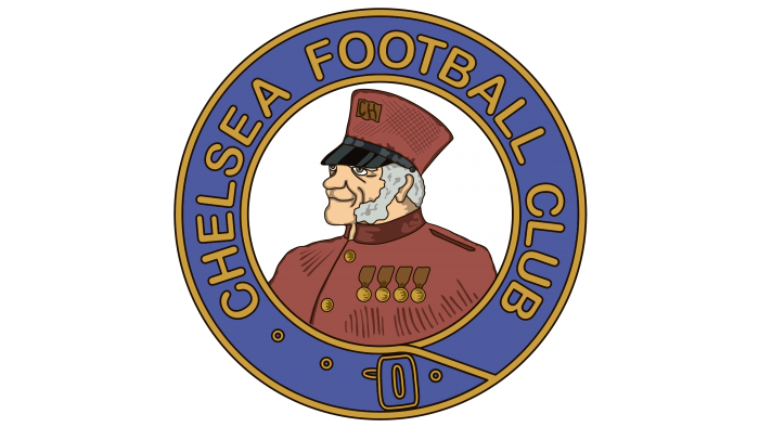 Logo Chelsea trong giai đoạn đầu tiên của đội bóng