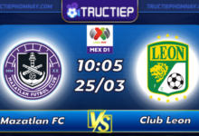Lịch thi đấu Mazatlan FC vs Club Leon lúc 10h05 ngày 25/03