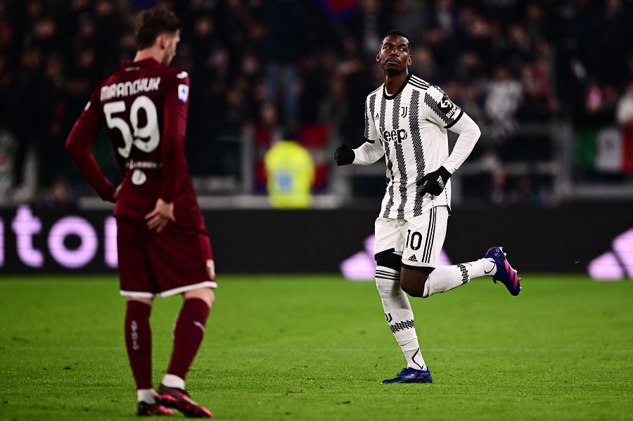 Chiến thắng của Juventus trước Torino còn được tô đậm bởi sự trở lại của Pogba