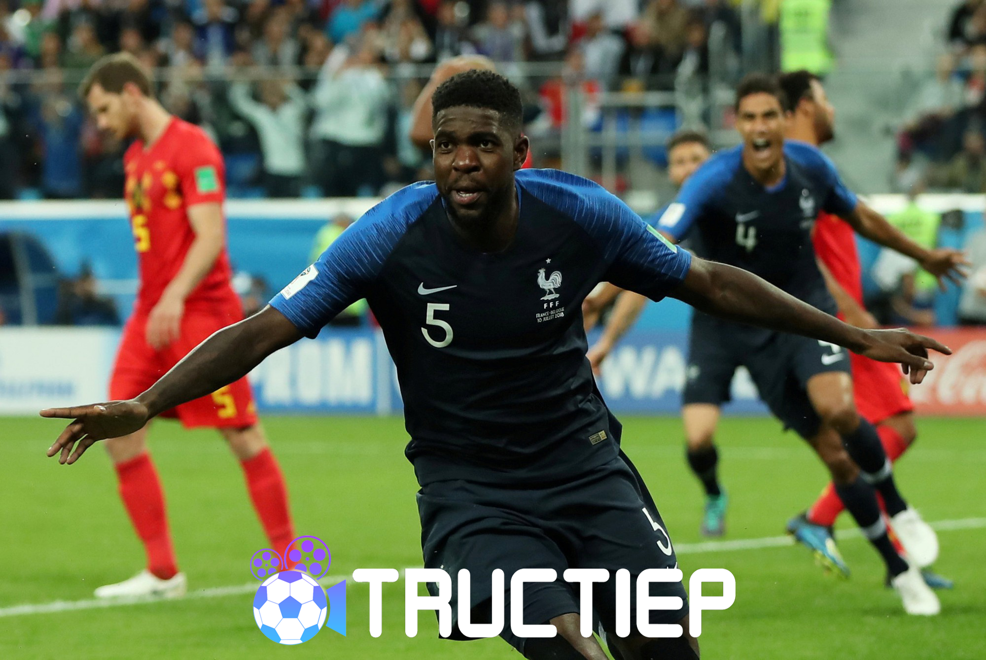 Samuel Umtiti của đội tuyển Pháp World Cup 2018